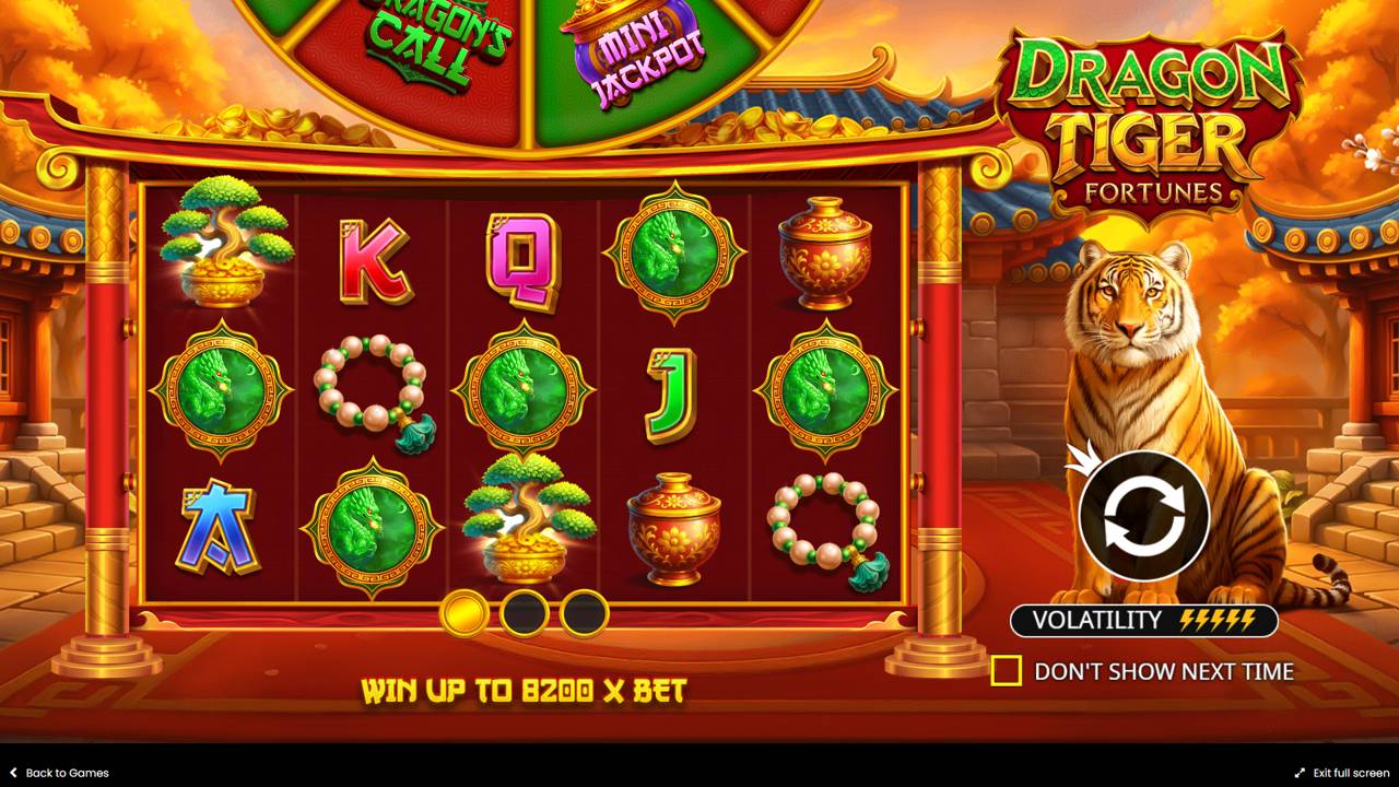 Dragon Tiger Fortunes (Pragmatic Play) Image 1